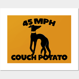 45 MPH couch potato Posters and Art